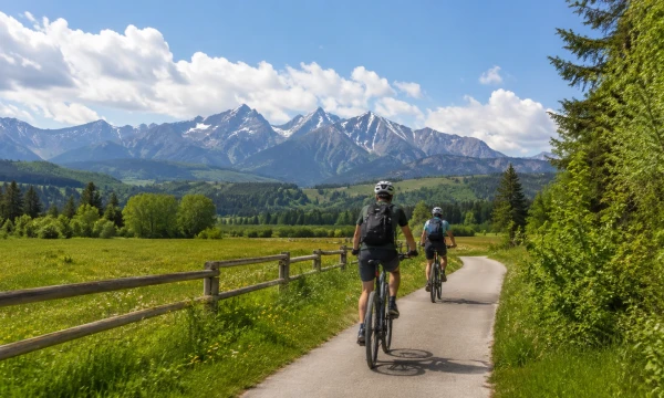 Rowerem wokół Tatr – Velo Dunajec w pobliżu Witowa