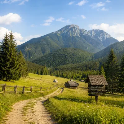 05 Dolina Chocholowska Sloneczna Panorama